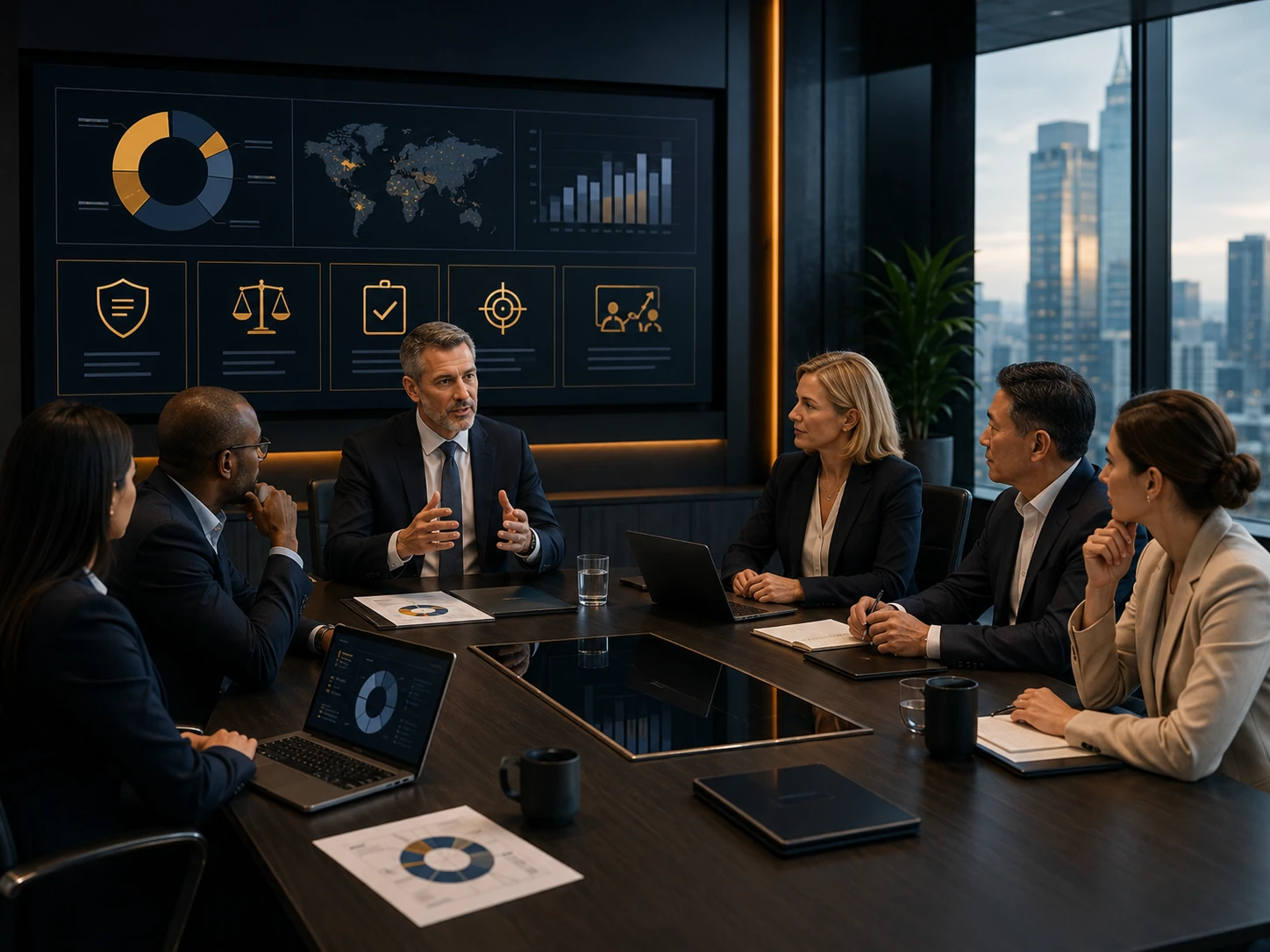 Cybersecurity governance services for executive oversight risk accountability and leadership decision-making